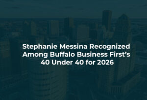 Stephanie Messina Recognized Among Buffalo Business First’s 40 Under 40 for 2026